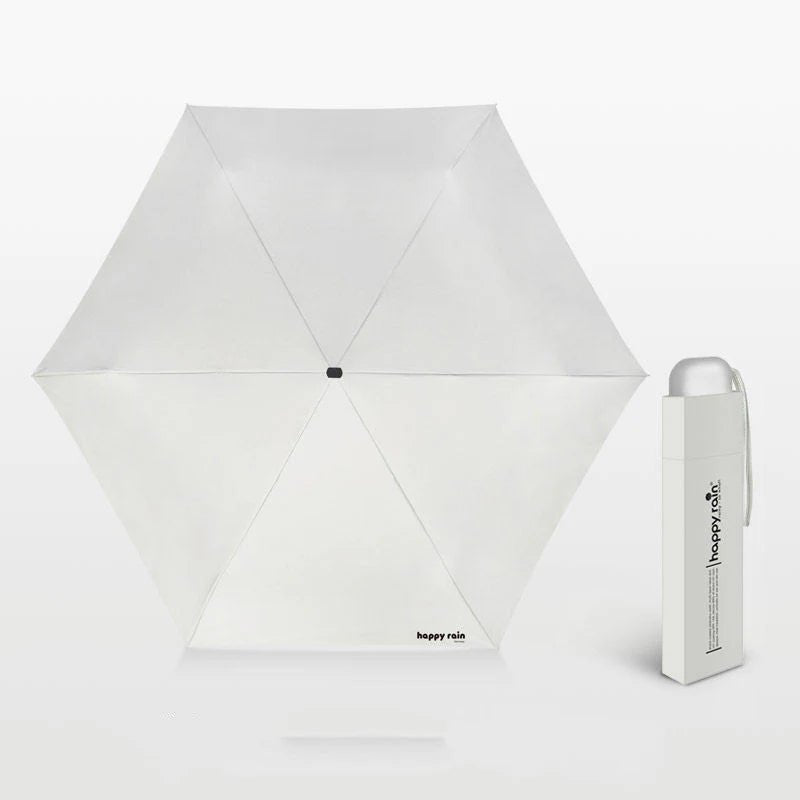 Parapluie UV Automatique Mini Slim avec 6 Baleines - Compact et Élégant - IVOIRART.COM