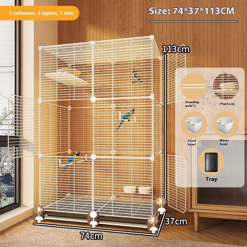 Parrot Cage New Splash-proof Home Ecological Villa - IVOIRART.COM