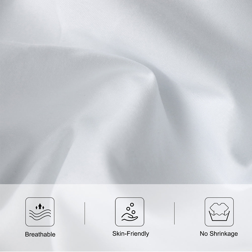 Parure de Draps Enfants - 4 Pièces Microfibre Douce Motifs Cerf et Renard, Draps Profonds Respirants, Animaux de la Forêt pour Garçons et Filles - IVOIRART.COM