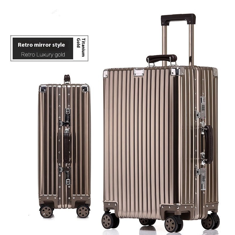Password Aluminum Frame 20-inch Aluminum Magnesium Luggage - IVOIRART.COM