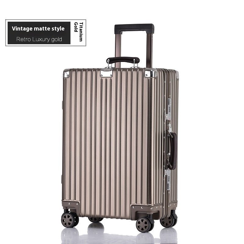 Password Aluminum Frame 20-inch Aluminum Magnesium Luggage - IVOIRART.COM
