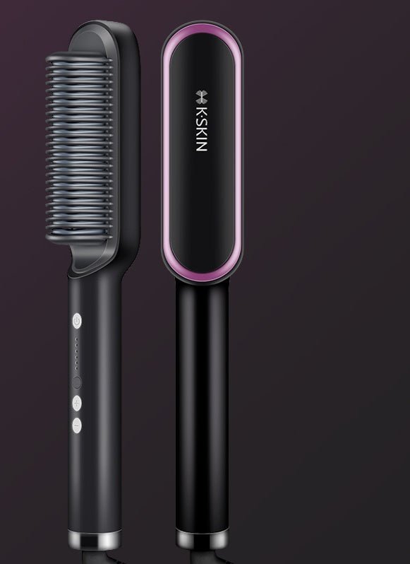 Peigne Lissant Électrique KD380 - Brosse Chauffante PTC 34W, 220V, 50Hz - IVOIRART.COM