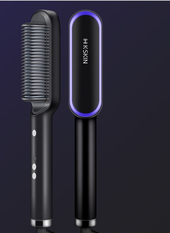 Peigne Lissant Électrique KD380 - Brosse Chauffante PTC 34W, 220V, 50Hz - IVOIRART.COM