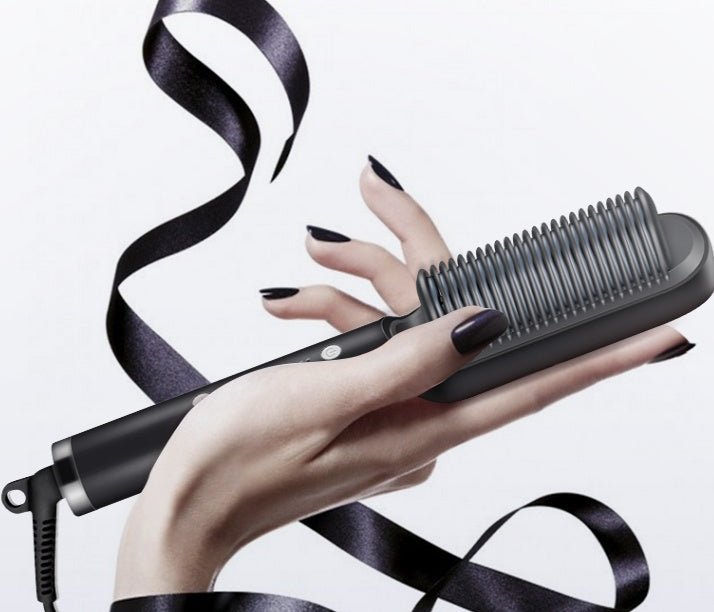 Peigne Lissant Électrique KD380 - Brosse Chauffante PTC 34W, 220V, 50Hz - IVOIRART.COM
