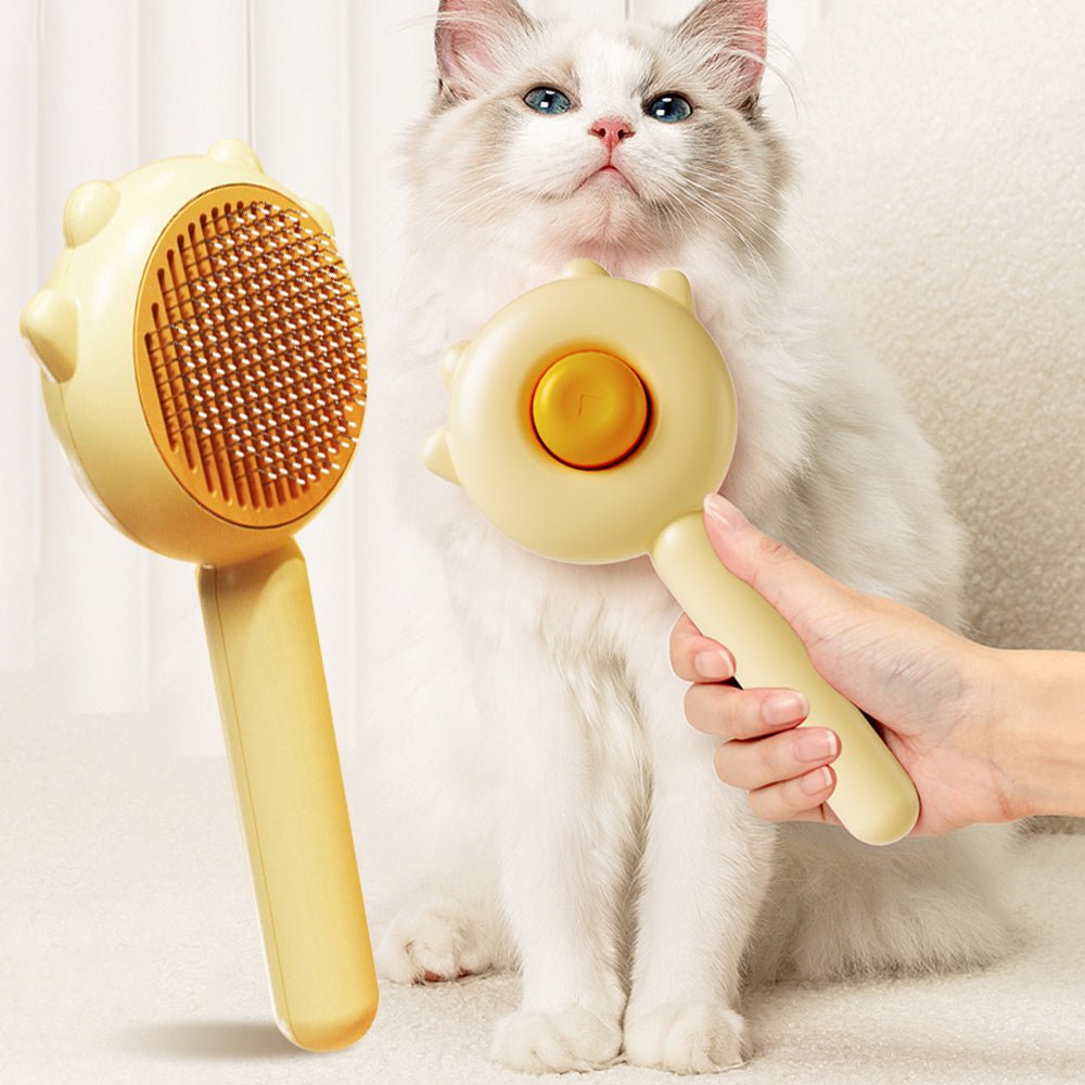 Peigne Magique pour Chats et Chiens Massage Pelage Brosse Antipelliculaire - IVOIRART.COM