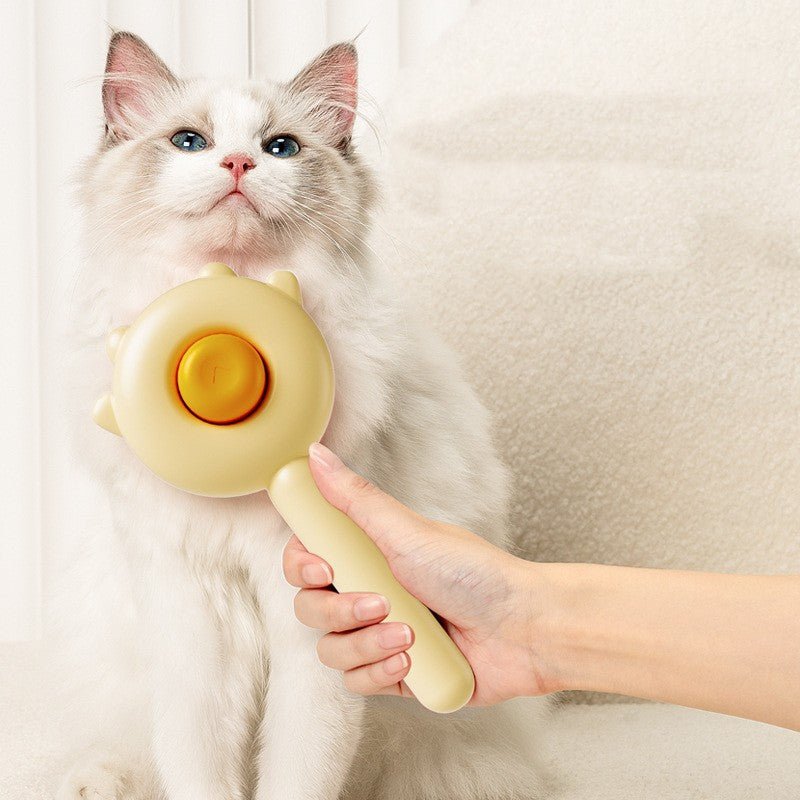 Peigne Magique pour Chats et Chiens Massage Pelage Brosse Antipelliculaire - IVOIRART.COM