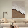 Peinture à l'huile sur toile abstraite texturée, peinte à la main, sans cadre.!! - IVOIRART.COM