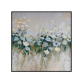 Peinture à l'huile sur toile faite main Fleur bleue Moderne Décor mural grand XL - IVOIRART.COM