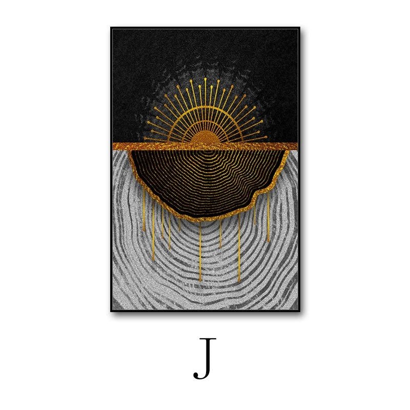 Peinture décorative moderne minimaliste suspendue pour hôtel club bureau ventes. - IVOIRART.COM
