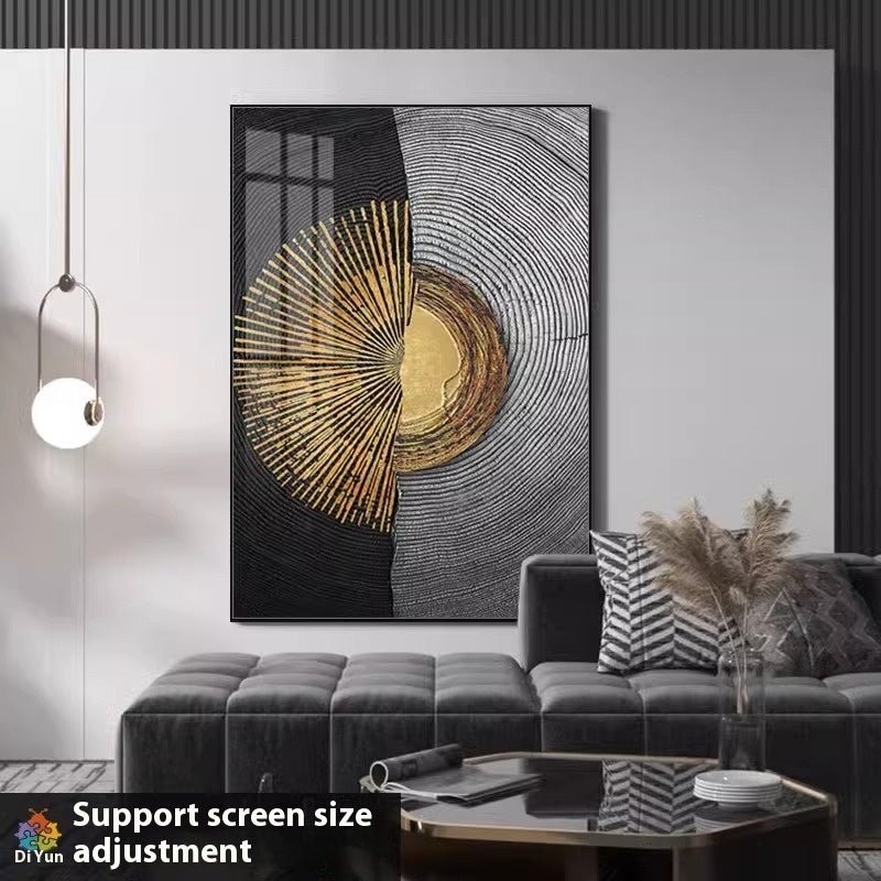 Peinture décorative moderne minimaliste suspendue pour hôtel club bureau ventes. - IVOIRART.COM