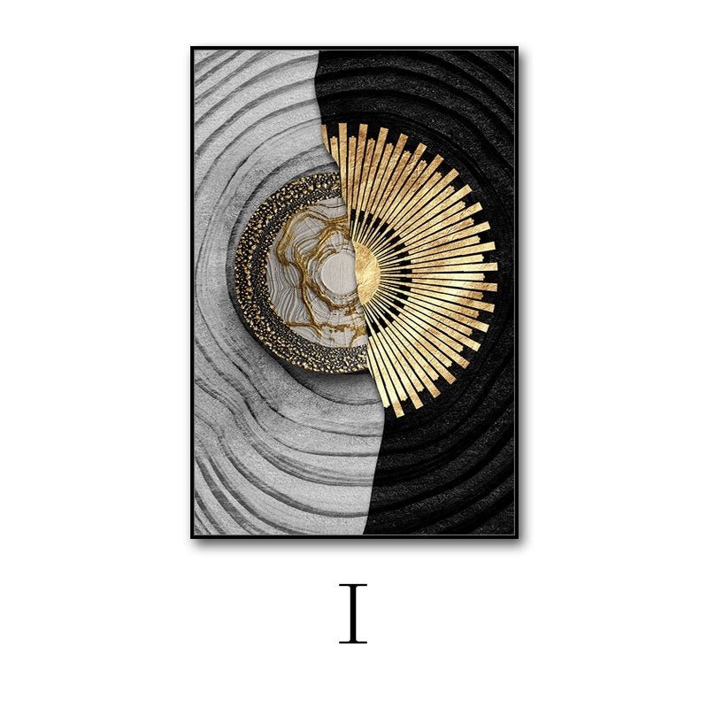 Peinture décorative moderne minimaliste suspendue pour hôtel club bureau ventes. - IVOIRART.COM