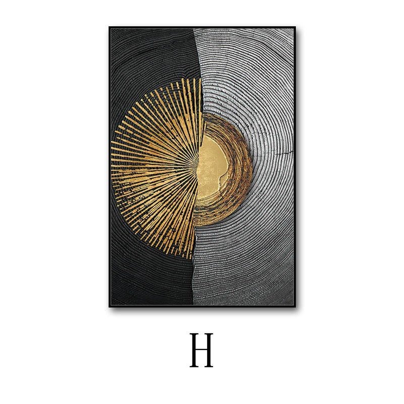 Peinture décorative moderne minimaliste suspendue pour hôtel club bureau ventes. - IVOIRART.COM