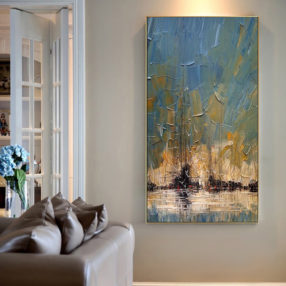 Peinture huile pirate vintage sur toile décor mural salon, tableau huile fait main - IVOIRART.COM