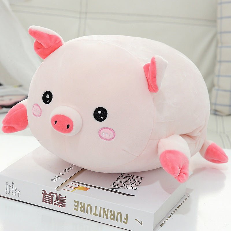 Peluche Douce Panda Cochon Poupée en Peluche Animale Très Confortable et Grande - IVOIRART.COM