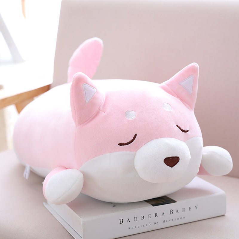 Peluches Shiba Inu potelée 36cm à 55cm, coussin mignon doux style kawaii - IVOIRART.COM