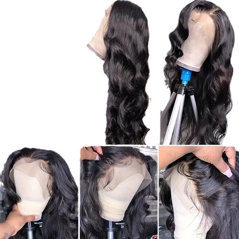 Perruque à Dentelle Avant Femme Vagues Moyennes Grandes Effet Naturel en Fibres - IVOIRART.COM