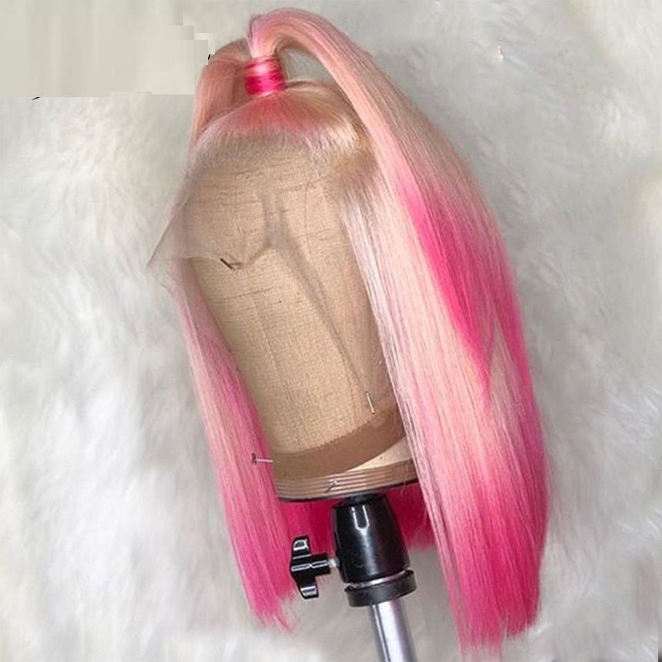Perruque avant dégradée en dentelle semi-fabriquée, cheveux humains haute qualité - IVOIRART.COM