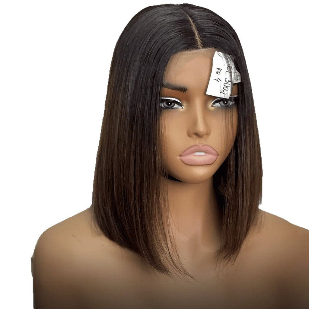 Perruque cheveux 100% humains Bone Straight Bob Kim K 2x6 SDD Style Luxe Premium - IVOIRART.COM