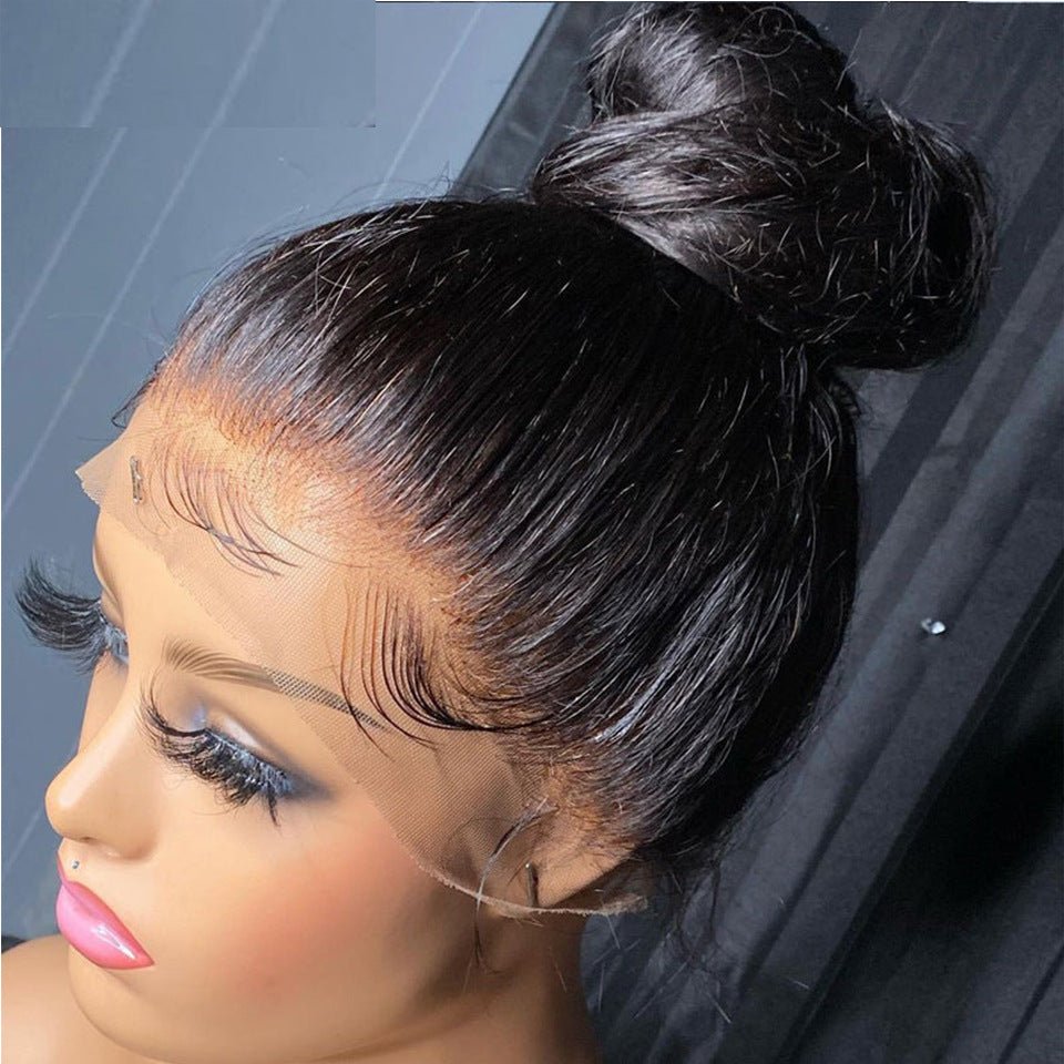 Perruque en cheveux humains 360 en dentelle intégrale pour tête entière, vraie chevelure naturelle - IVOIRART.COM