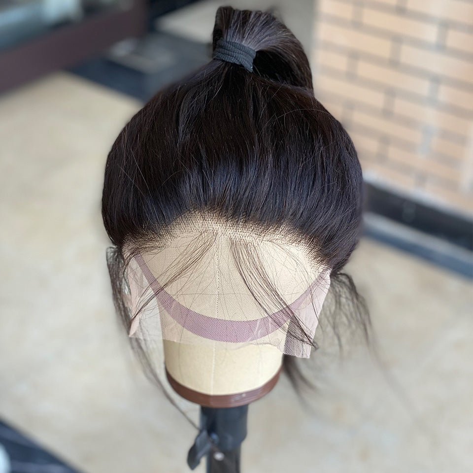 Perruque en cheveux humains 360 en dentelle intégrale pour tête entière, vraie chevelure naturelle - IVOIRART.COM