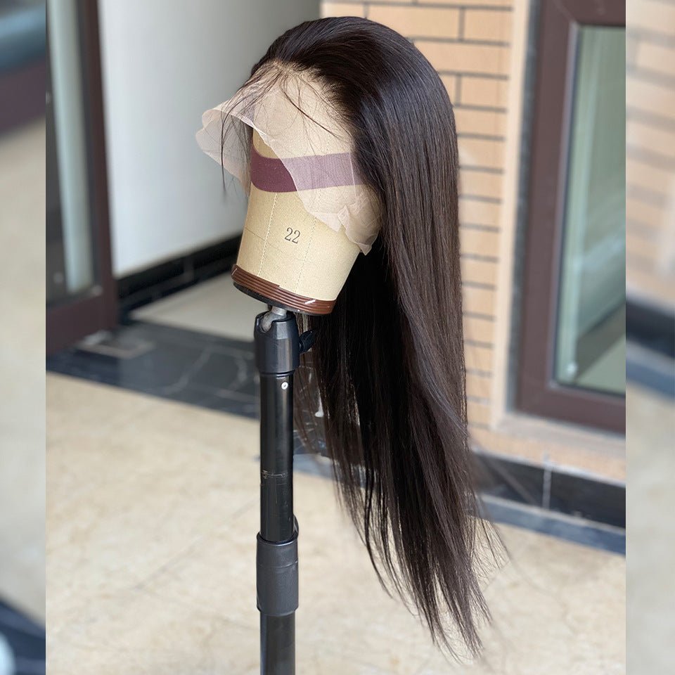 Perruque en cheveux humains 360 en dentelle intégrale pour tête entière, vraie chevelure naturelle - IVOIRART.COM