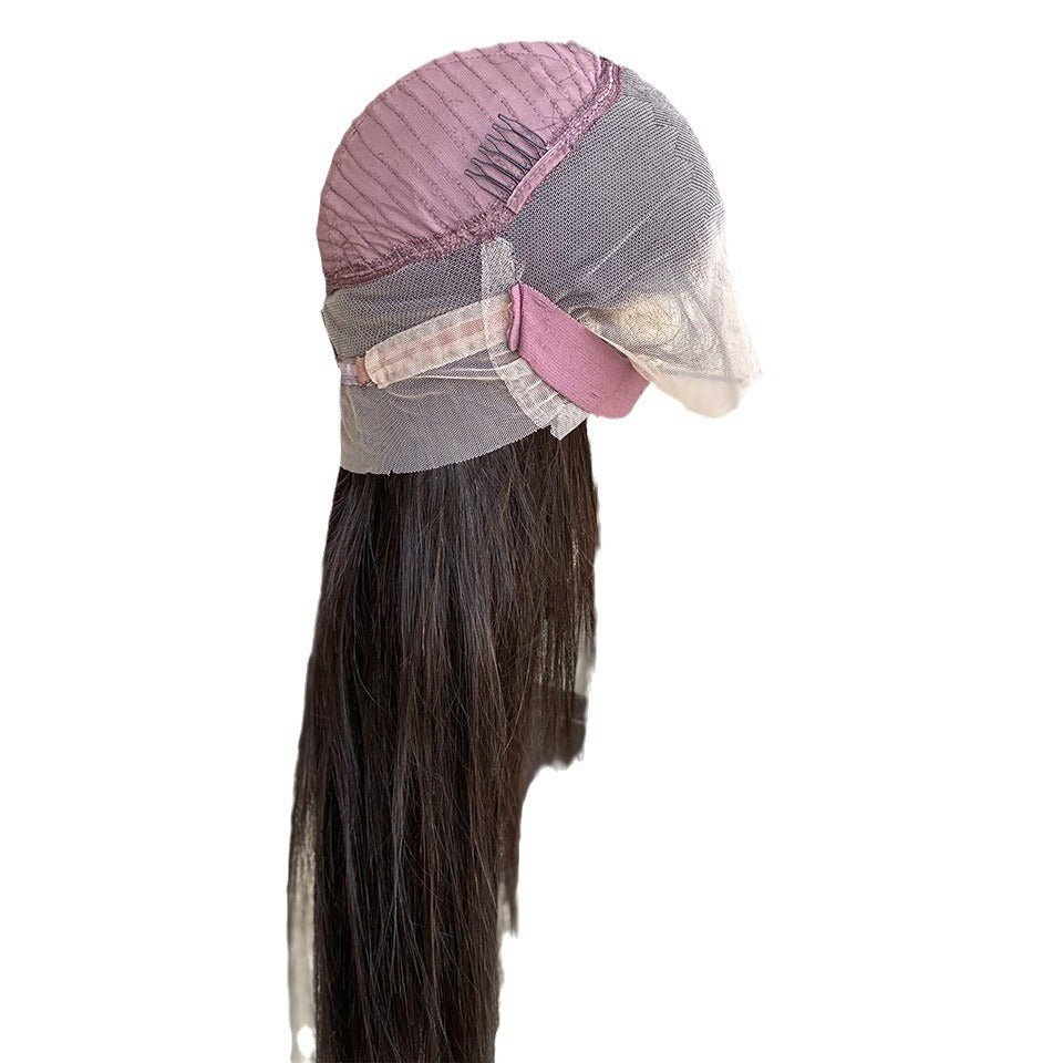 Perruque en cheveux humains 360 en dentelle intégrale pour tête entière, vraie chevelure naturelle - IVOIRART.COM