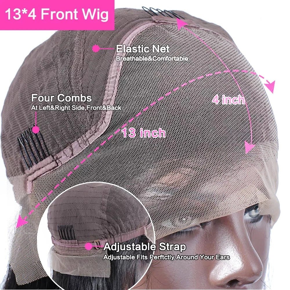 Perruque en cheveux humains bouclés avec tulle - produits capillaires de qualité - IVOIRART.COM