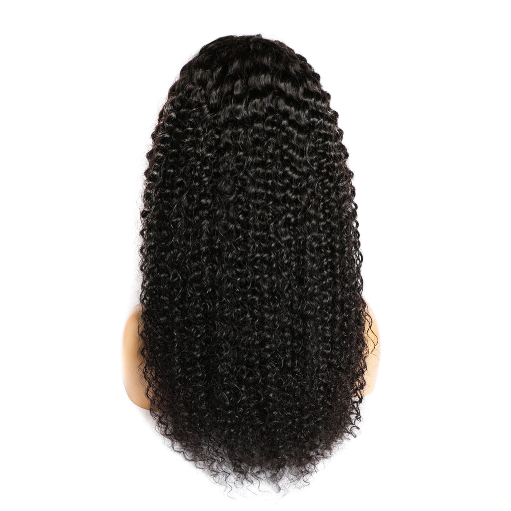 Perruque en cheveux humains bouclés avec tulle - produits capillaires de qualité - IVOIRART.COM