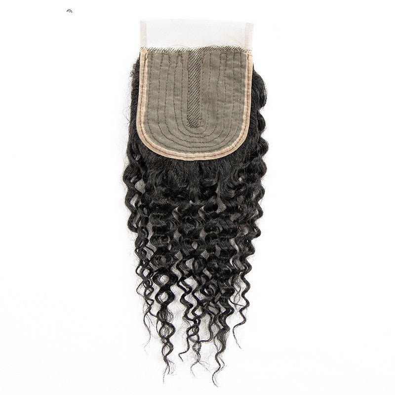 Perruque en cheveux humains, ensemble mixte 7 pièces, petites boucles rideau naturel - IVOIRART.COM