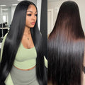 Perruque en cheveux humains lisses vietnamiens, 100% main, résistante chaleur et - IVOIRART.COM