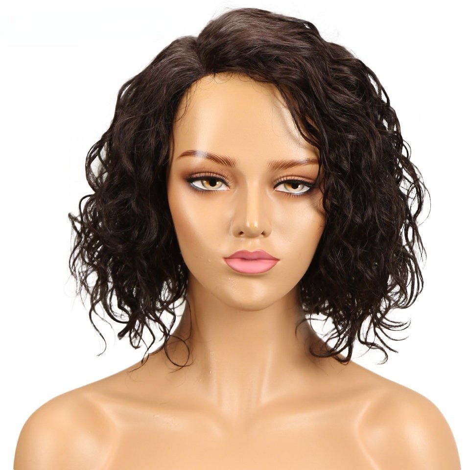 Perruque femme bouclée en dentelle, cheveux humains – réparatrice et élégante... - IVOIRART.COM