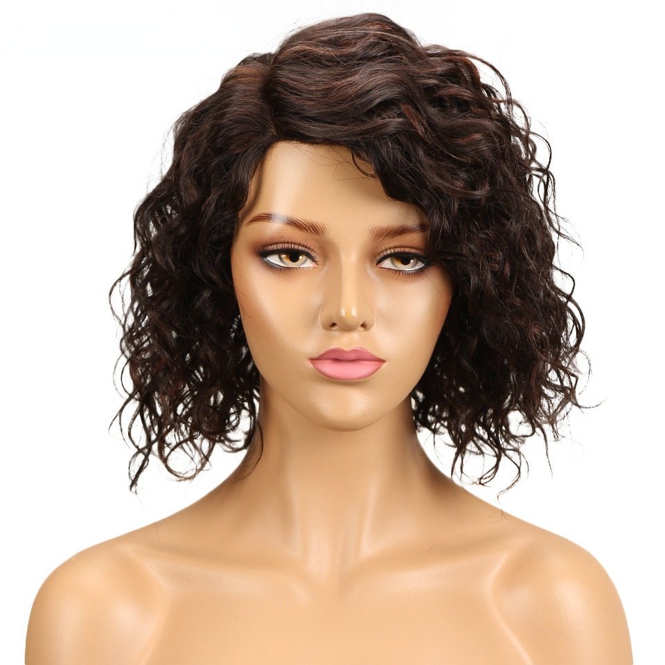 Perruque femme bouclée en dentelle, cheveux humains – réparatrice et élégante... - IVOIRART.COM