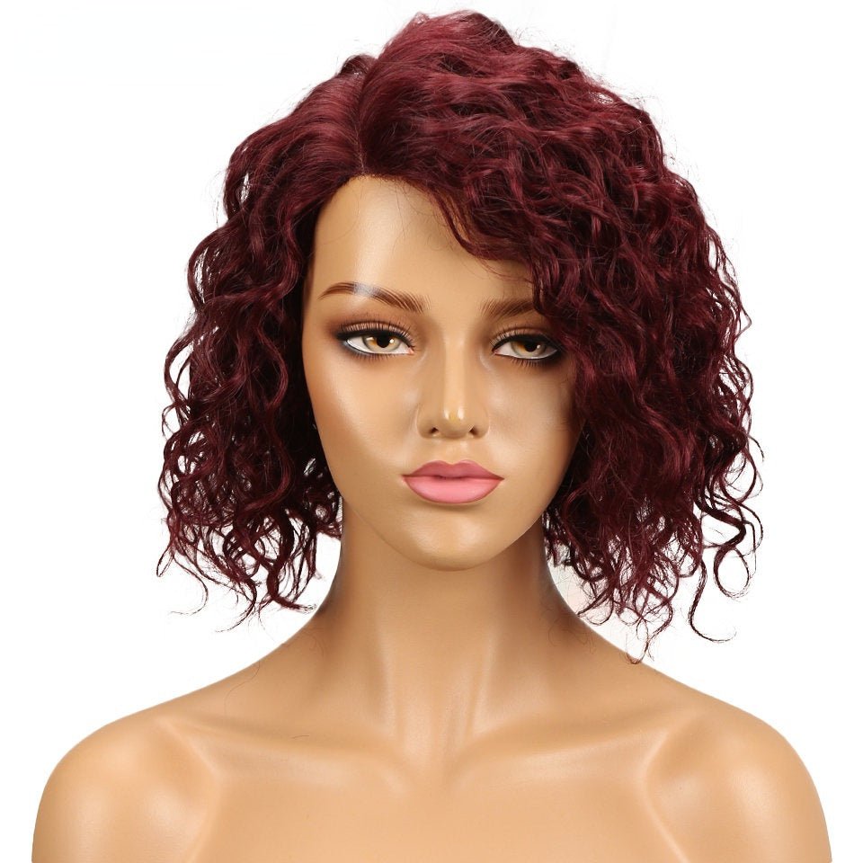 Perruque femme bouclée en dentelle, cheveux humains – réparatrice et élégante... - IVOIRART.COM