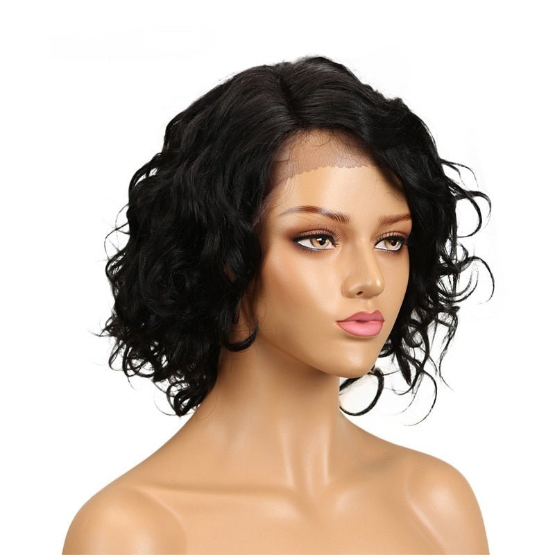 Perruque femme bouclée en dentelle, cheveux humains – réparatrice et élégante... - IVOIRART.COM