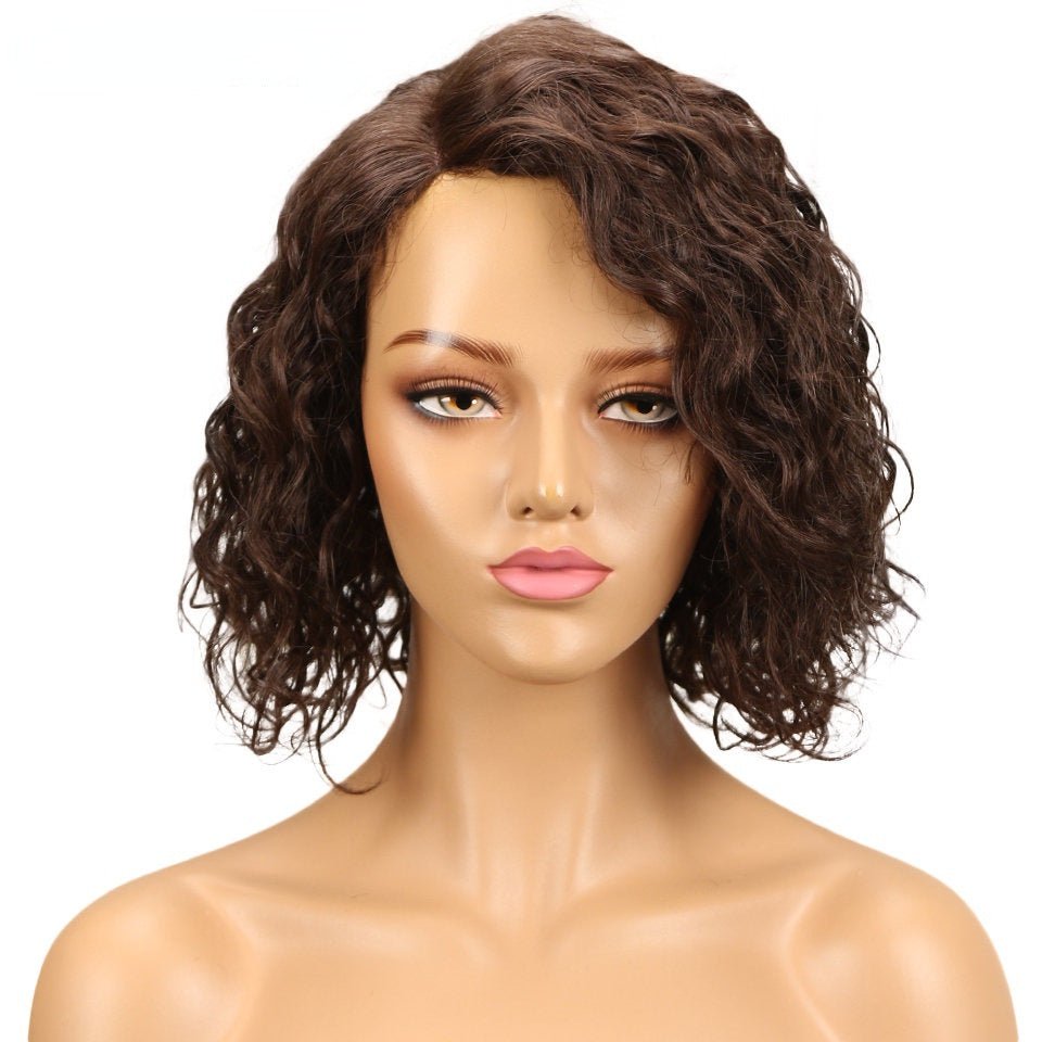 Perruque femme bouclée en dentelle, cheveux humains – réparatrice et élégante... - IVOIRART.COM