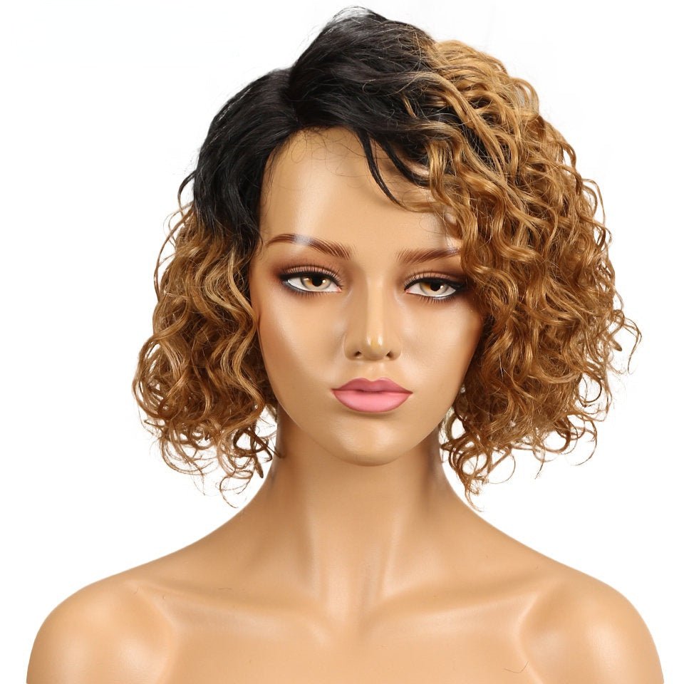 Perruque femme bouclée en dentelle, cheveux humains – réparatrice et élégante... - IVOIRART.COM