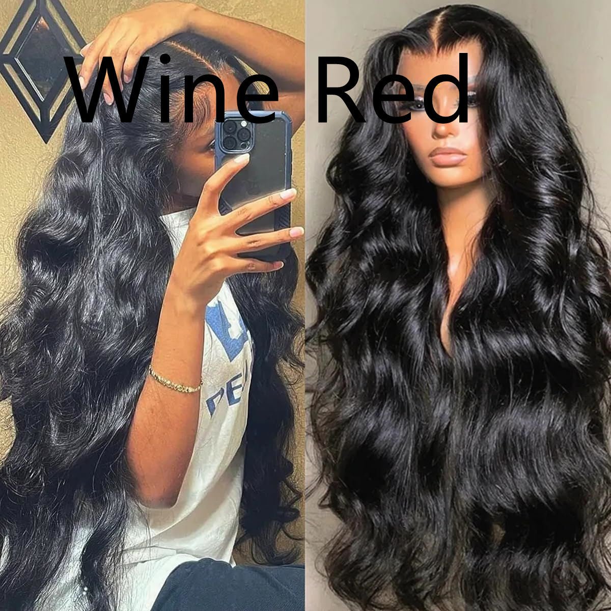 Perruque Femme Longue Cheveux Bouclés Grande Vague Fibre Chimique 80 cm - IVOIRART.COM
