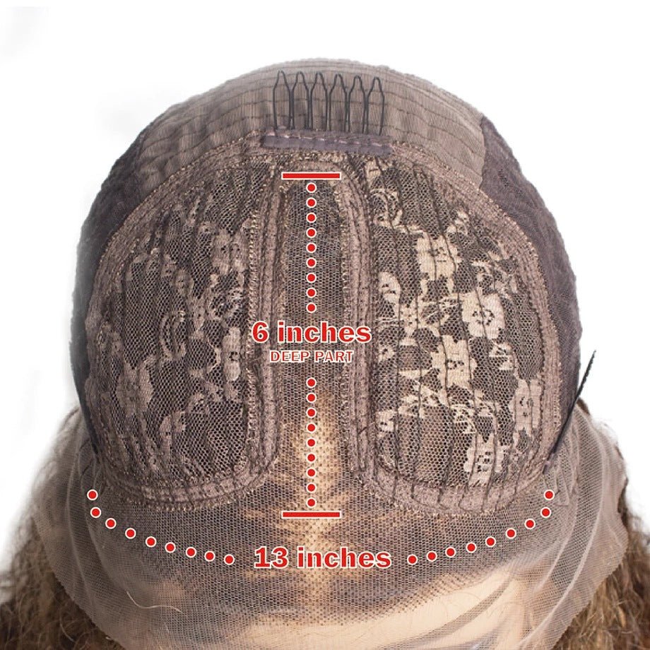 Perruque Femme Mode Cheveux Réels Bouclés Mi-Longs et Longs Grandes Ondes - IVOIRART.COM