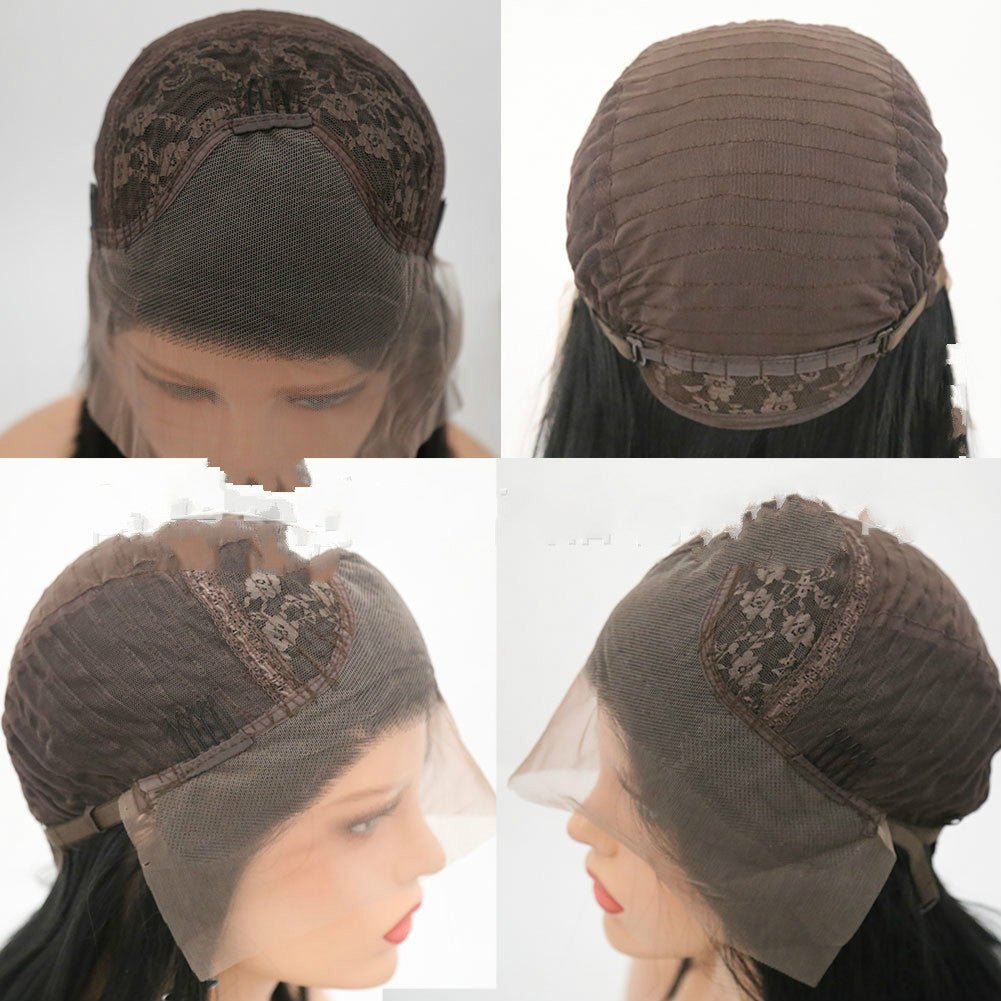 Perruque frontale en dentelle à grosses ondulations pour un style naturel élégant - IVOIRART.COM