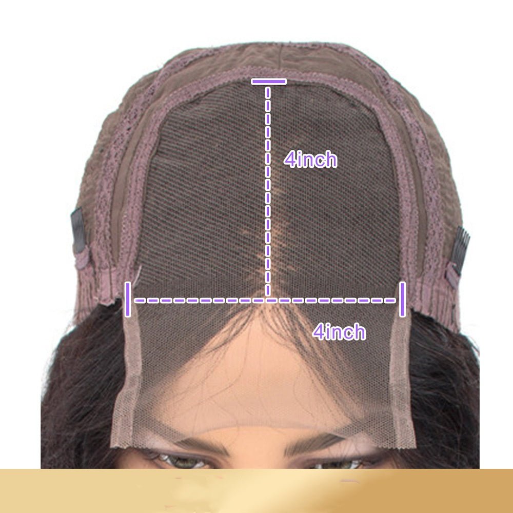 Perruque frontale en dentelle, cheveux humains, tête complète, style naturel 16-32" - IVOIRART.COM
