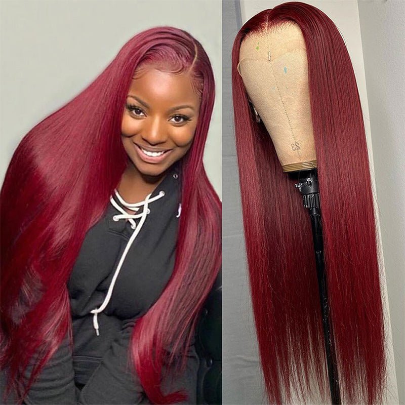 Perruque Intégrale Longue Lisse à Lacets Avant, Cheveux Naturels 100 % Humains - IVOIRART.COM