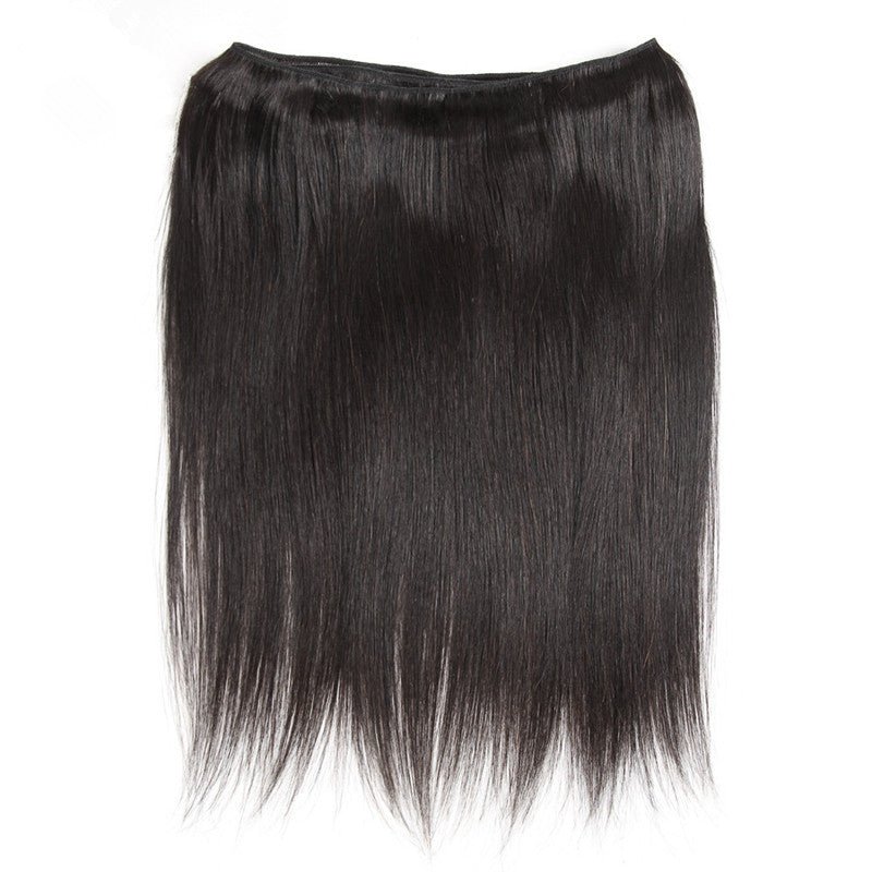Perruque Réaliste, Cheveux Lisses, Attache Cheveux Lisse, Attache Péruvienne Fermée 80cm - IVOIRART.COM