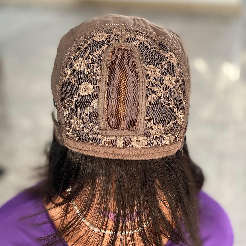 Perruque Su Bob en cheveux naturels humains, 25 cm, coloration et lissage possibles - IVOIRART.COM