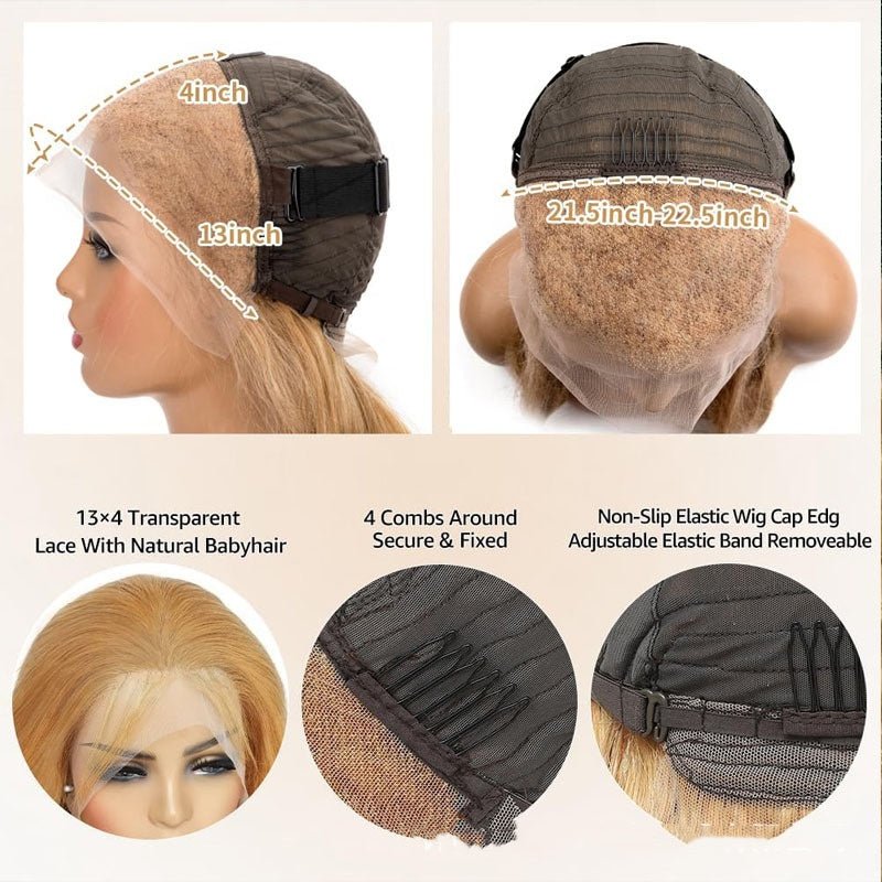 Perruque Tulle Avant 13x4 en Cheveux Naturels Entiers pour Toutes Carnations - IVOIRART.COM