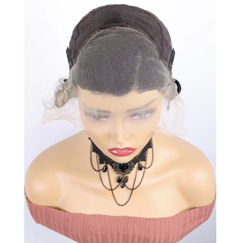 Perruque vague profonde lâche 13x4 avec bonnet en dentelle transparente en cheveux humains - IVOIRART.COM