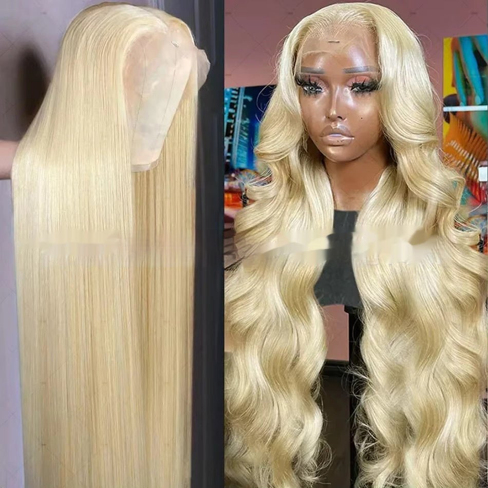Perruques en cheveux humains lisses 12-40 pouces couleur blonde 613 personnalisables - IVOIRART.COM