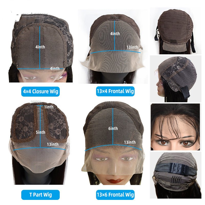 Perruques en cheveux humains ondulés avec dentelle 13X4 - Élégance et naturel - IVOIRART.COM