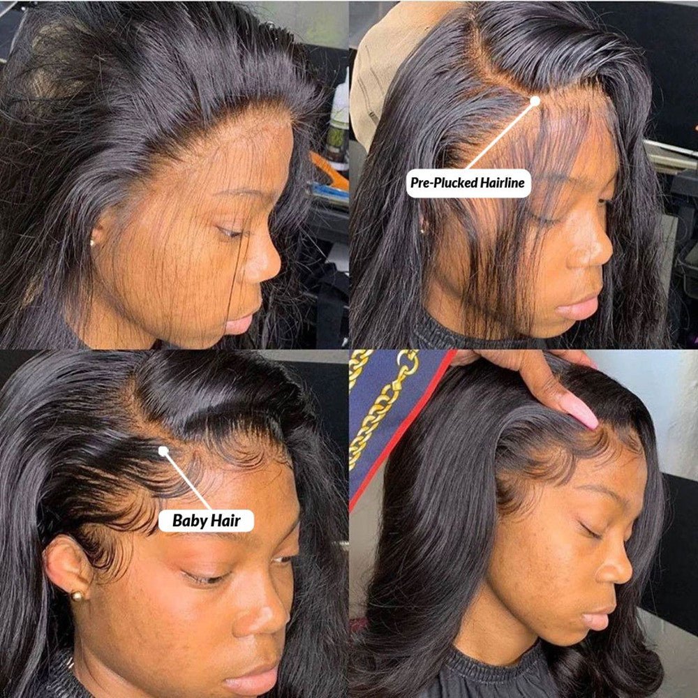 Perruques en cheveux humains ondulés corps 360 en dentelle complète - IVOIRART.COM