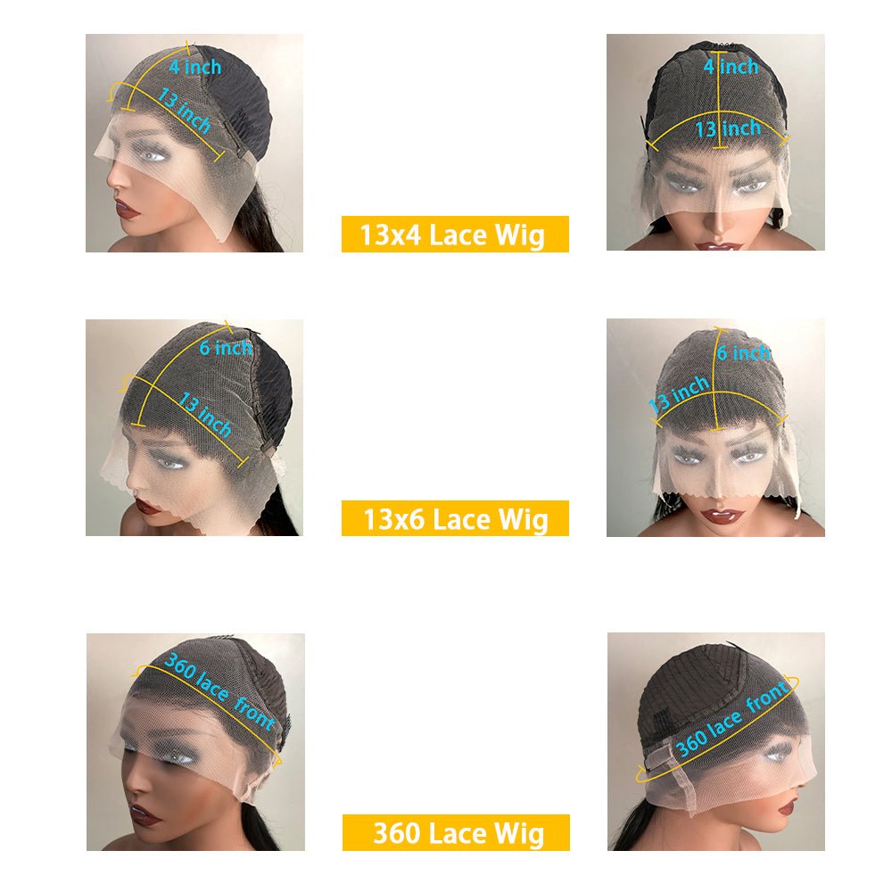 Perruques en cheveux humains ondulés corps 360 en dentelle complète - IVOIRART.COM