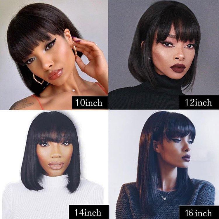Perruques Entières en Cheveux Naturels pour Femmes Noires Unice Hair Machine - IVOIRART.COM
